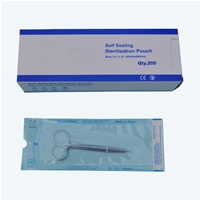 Self-sealing sterilizing bag